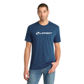 CVC T-Shirt - Deep Royal Fleck - White Lippert Logo