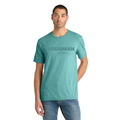 CVC Tee - Heathered Eucalyptus Blue -Freedman - Tonal Logo