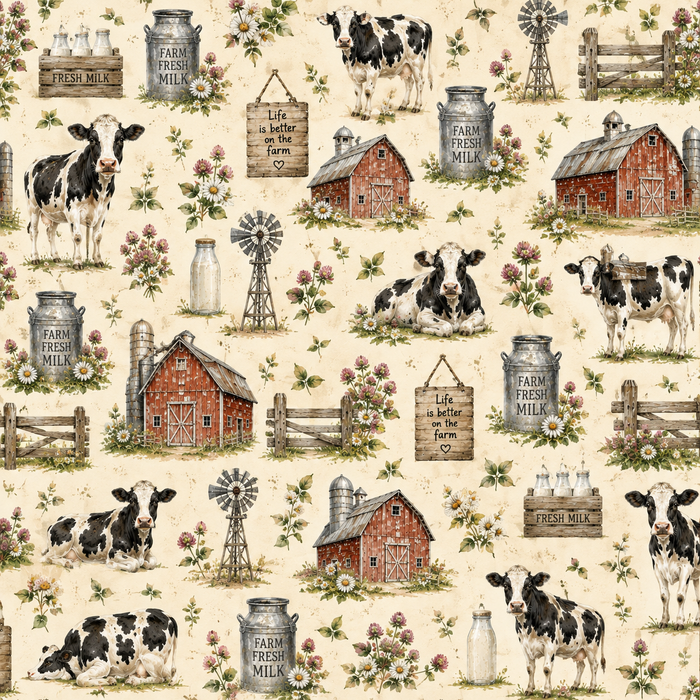 Dairy Farm Scrapbook Kit