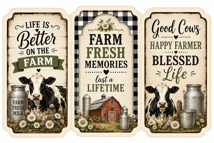 Dairy Farm Scrapbook Kit
