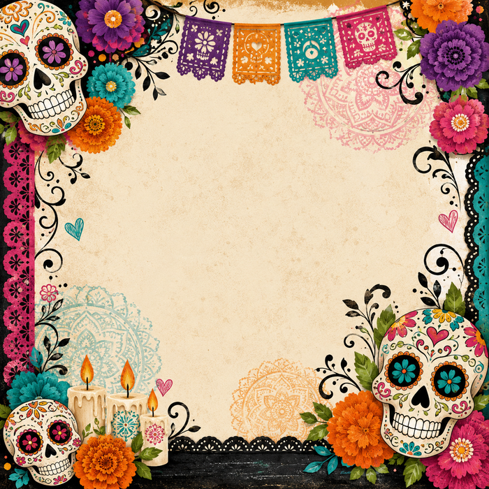 Day of the Dead Scrapbook Kit