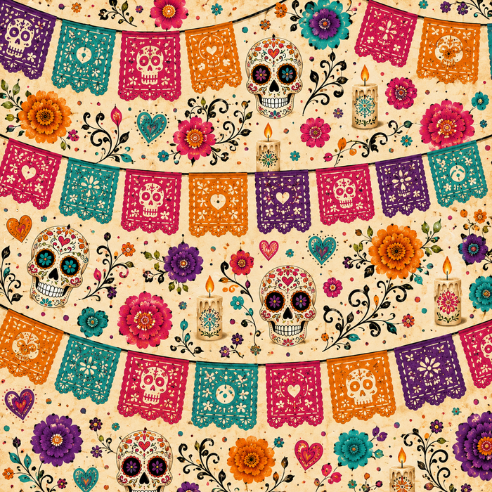 Day of the Dead Scrapbook Kit
