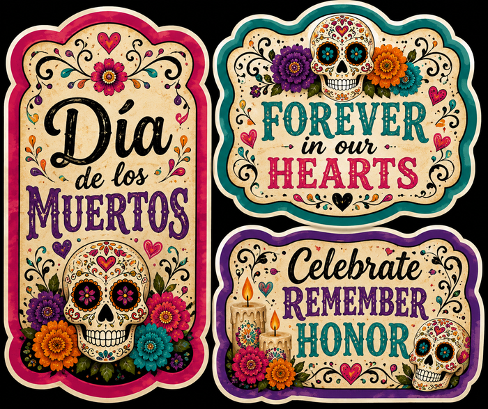 Day of the Dead Scrapbook Kit