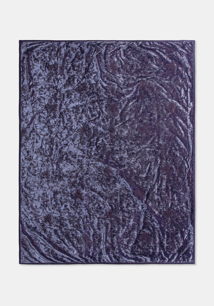 Deadly Nightshade Velvet Blanket