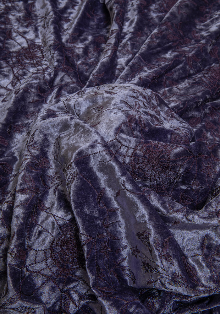 Deadly Nightshade Velvet Blanket