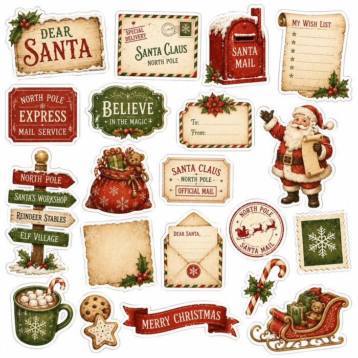 Dear Santa Scrapbooking Kit