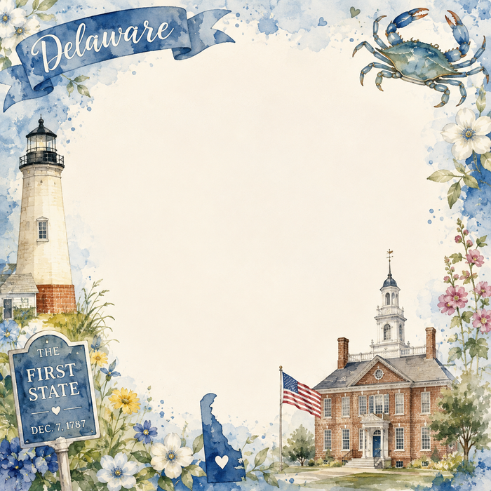 Delaware Scrapbook Kit