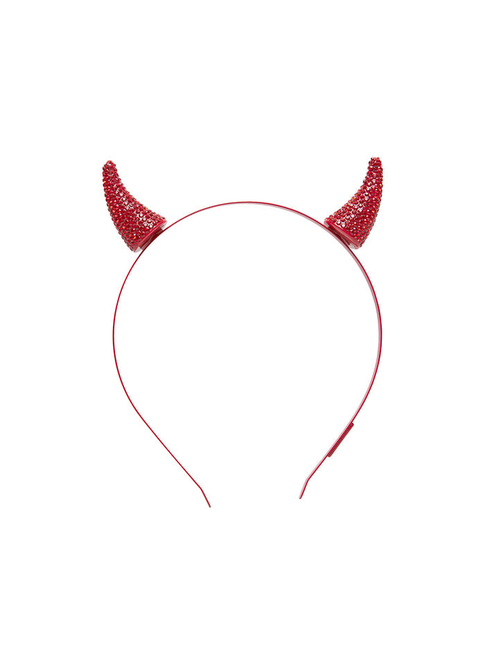 Devil Headband-rouge-Fleur du Mal-flat