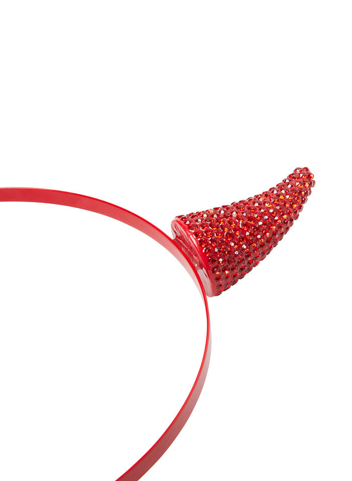 Devil Headband-rouge-flat