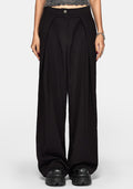 Devin Pleated Palazzo Trouser