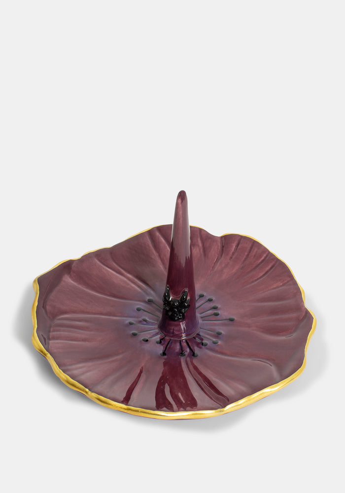 Domaine Baroque Ceramic Poppy Trinket Dish