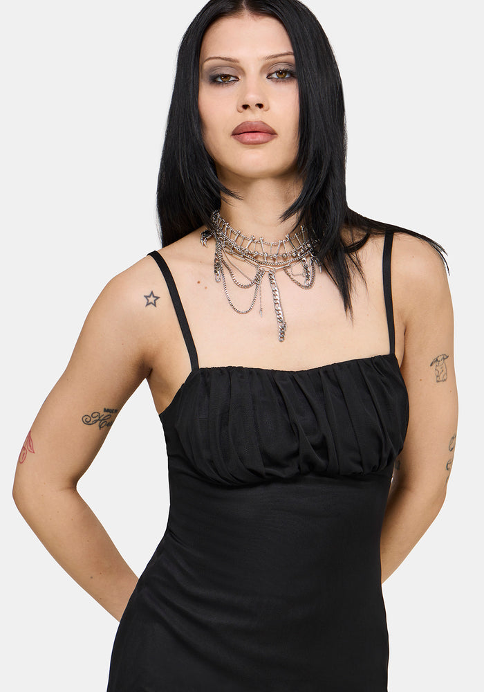 Druella Lace Cami Midaxi Dress