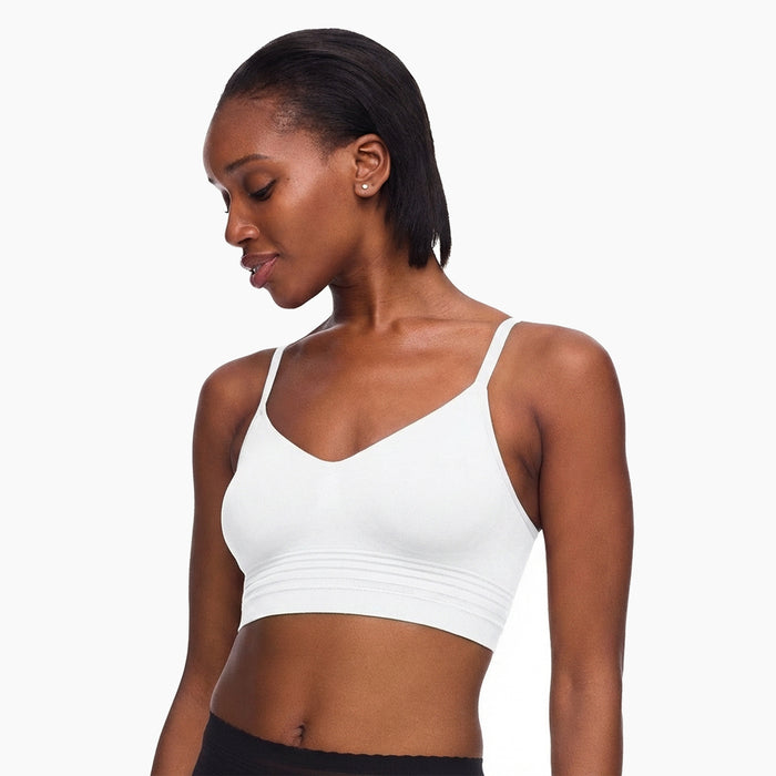 Easy Does It® Allover Smoothing Seamless Longline Bra