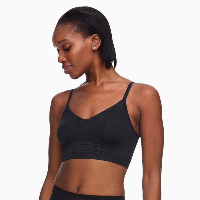 Easy Does It® Allover Smoothing Seamless Longline Bra