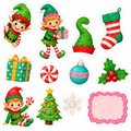 Elf Christmas Scrapbook Kit