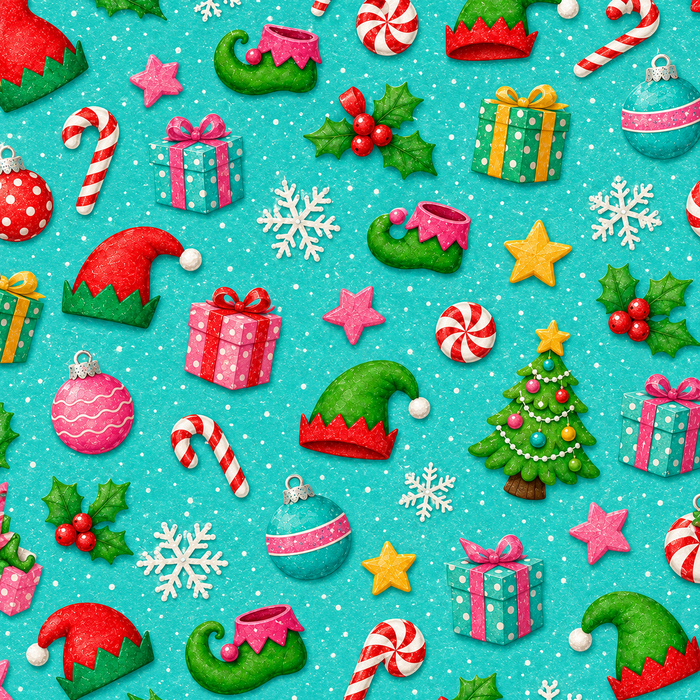 Elf Christmas Scrapbook Kit