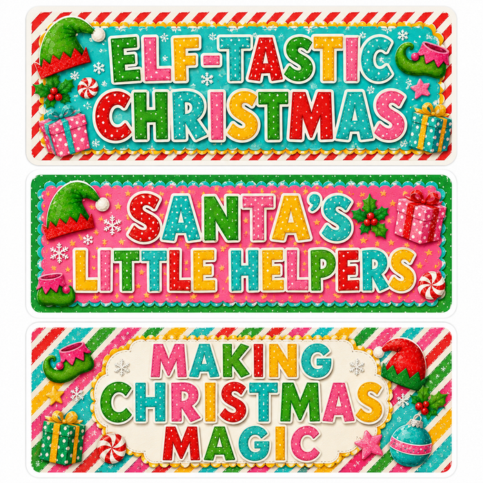 Elf Christmas Scrapbook Kit