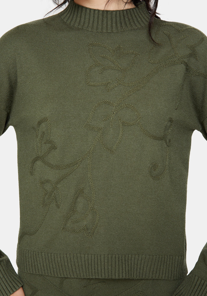 Elixir Branch Detail Knit Sweater