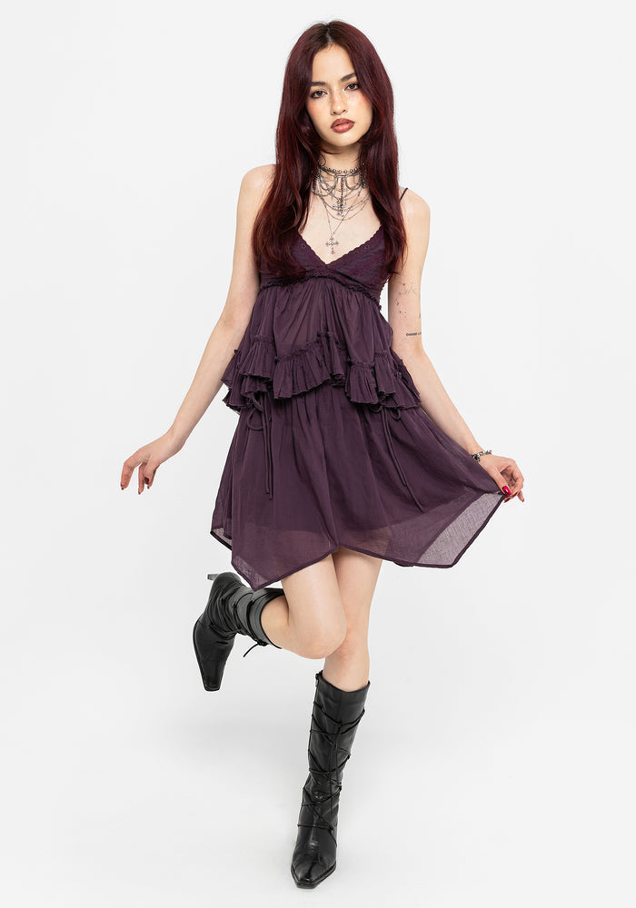 Eliza Textured Hanky Mini Skirt