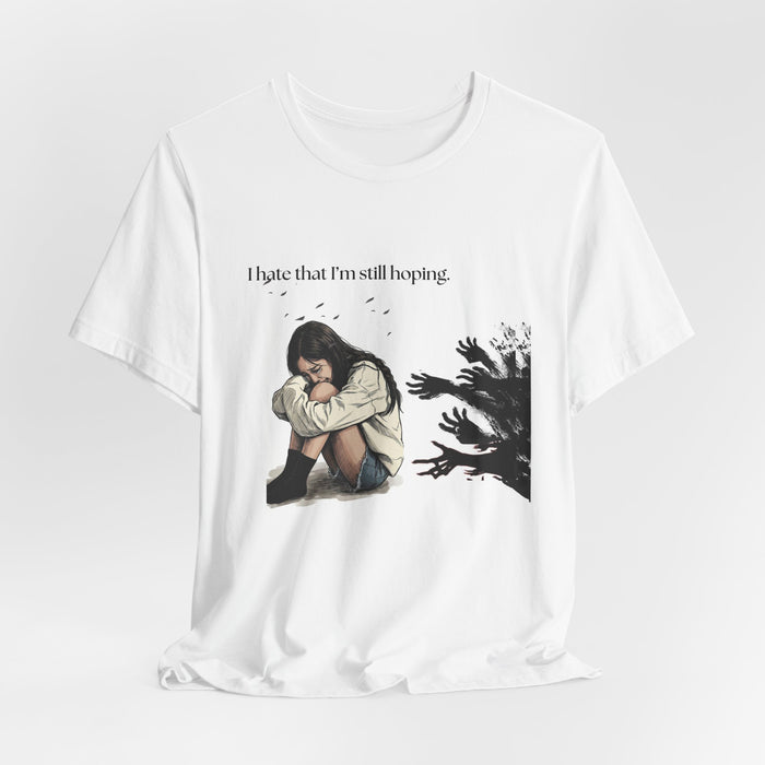 Emo Girl 'I Hate That I'm Still Hoping' Graphic Tee