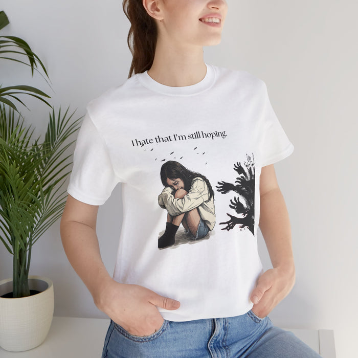 Emo Girl 'I Hate That I'm Still Hoping' Graphic Tee