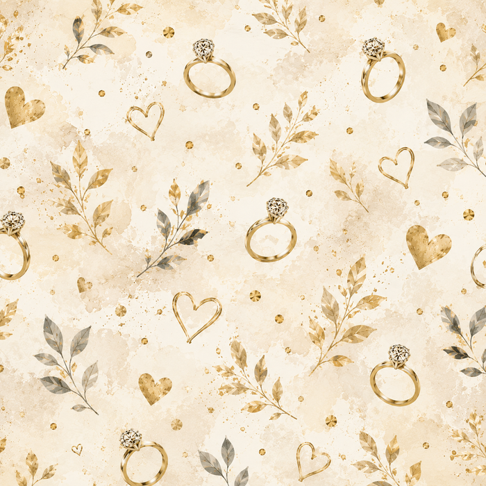 Engagement Gold Scrapbook Kit