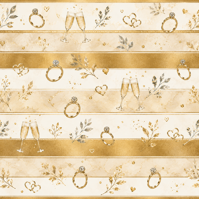 Engagement Gold Scrapbook Kit