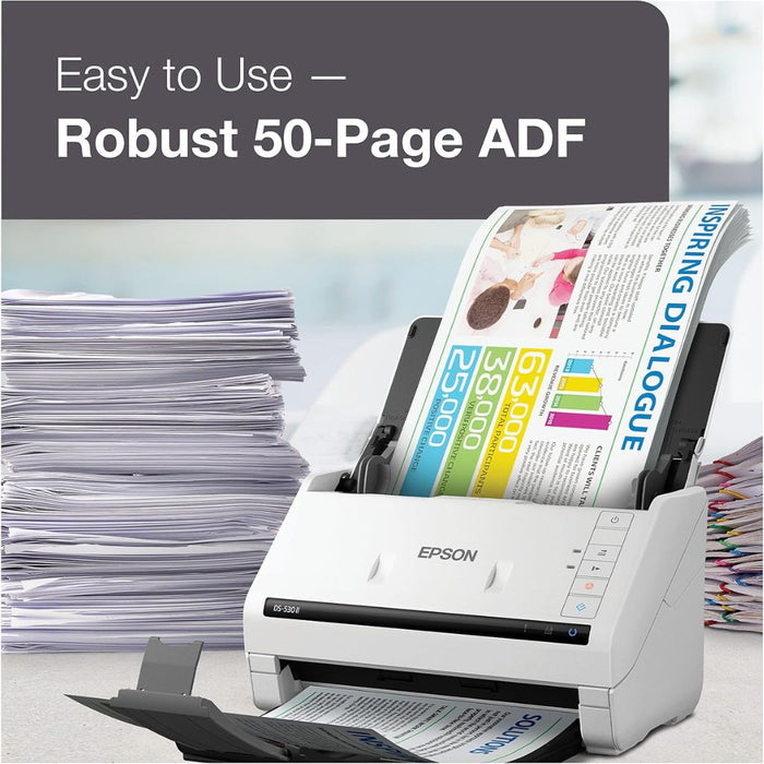 Epson DS-530 II - Color Duplex Document Scanner