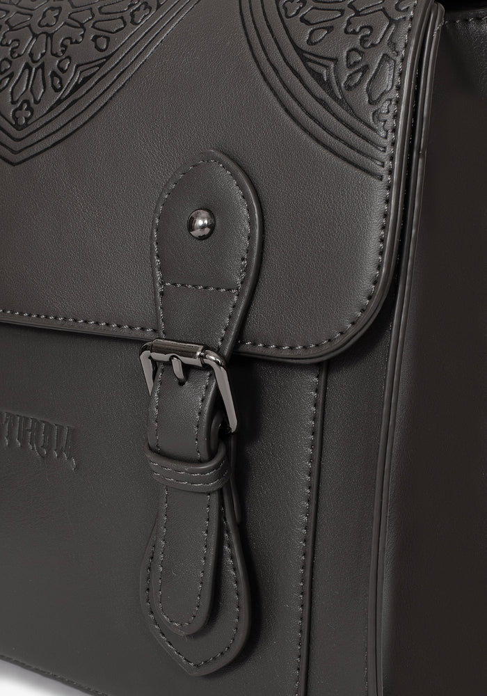 Esther Debossed Satchel Backpack