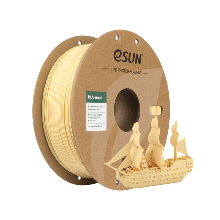 Esun PLA-Wood 3D Printing Filament 1KG - Plain Wood