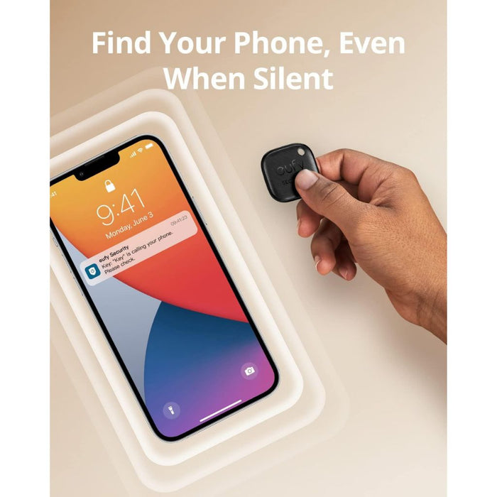 eufy T87B4 - Smart Item Tracker- Black