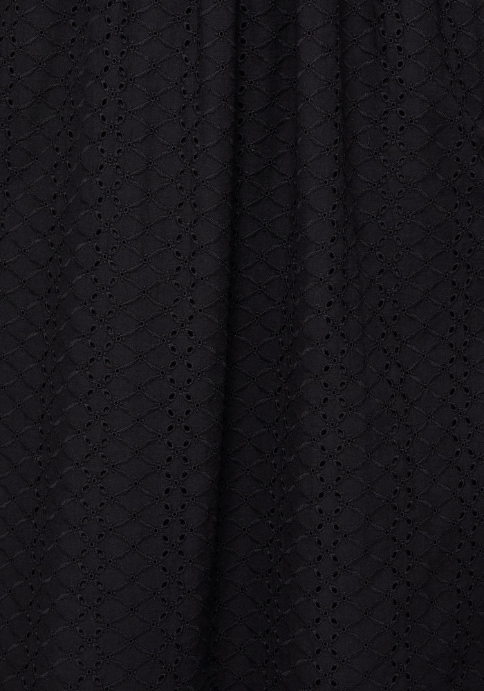 Euthymia Broderie Puff Sleeve Maxi Dress