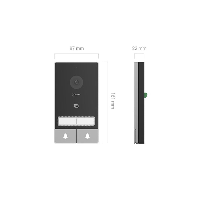 Ezviz HP7 2-Family Kit Wired Smart Video Doorphone