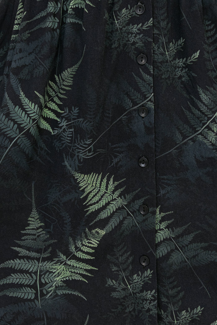 Fernery Button Up Corset Mini Dress