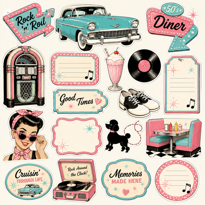 Fifties Scrapbook Kit
