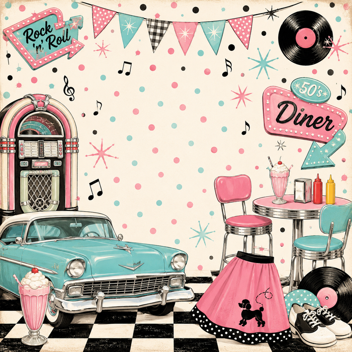 Fifties Scrapbook Kit