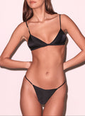 Fleur du Luxe Triangle Bra-black-Fleur du Mal