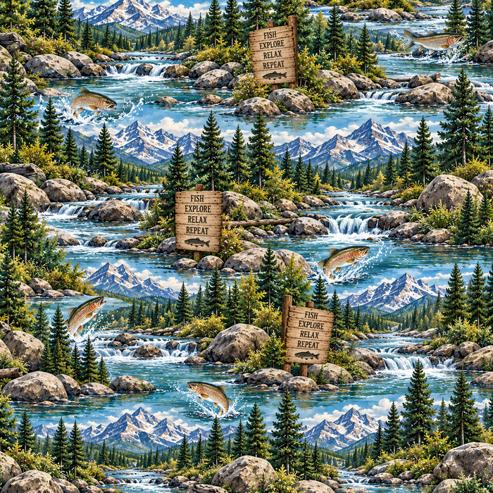 Fly FIshing Scrapbookng Kit