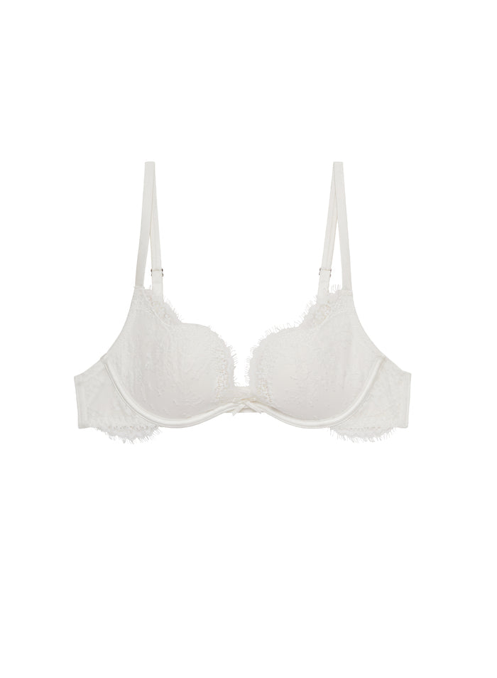 Frankie Lace Seduce U-Plunge Bra-ivory-flat