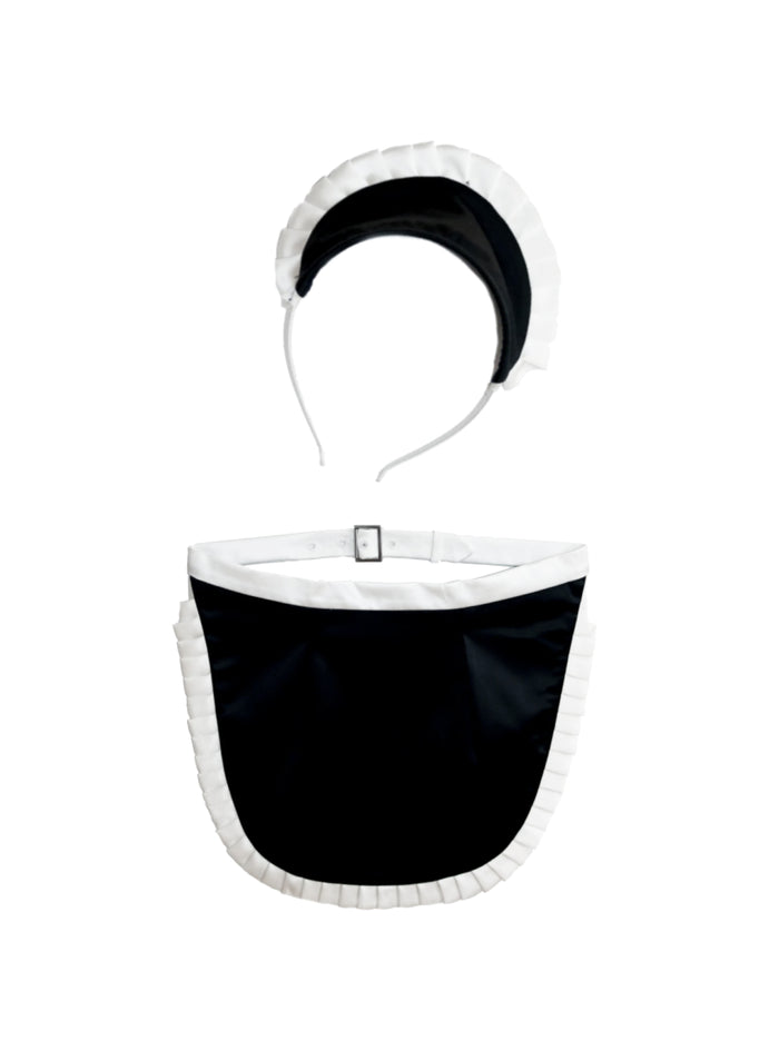 French Maid Set-black-flat