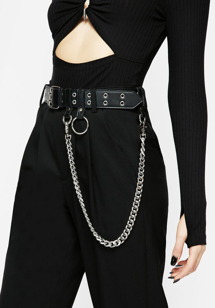 Fury Double Eyelet Chain Belt