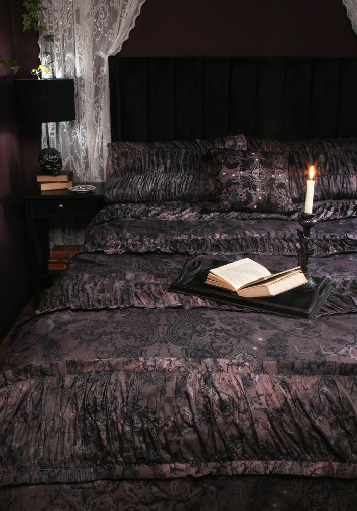 Gaia Celestial Ruched Bedding - US King