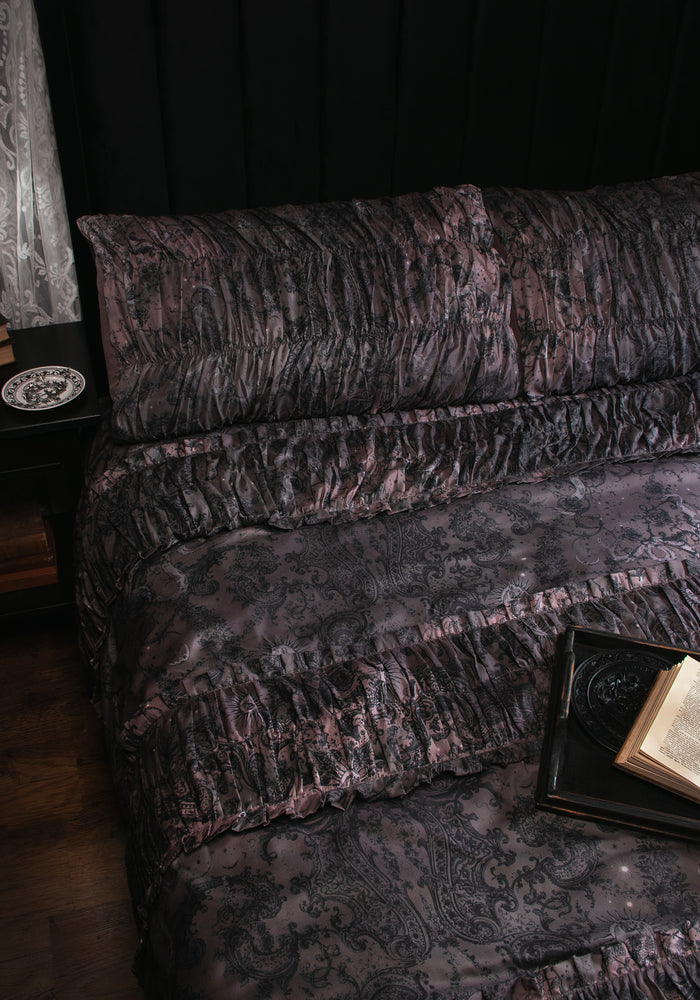 Gaia Celestial Ruched Bedding - US King