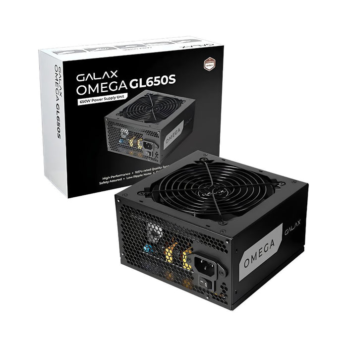 Galax GL650S 650W 80+ Bronze Non-Modular PSU - Black