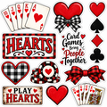Game of Hearts Card Game Scrapbooking Kit