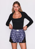Gio Jacquard Short-fleur muse-Fleur du Mal