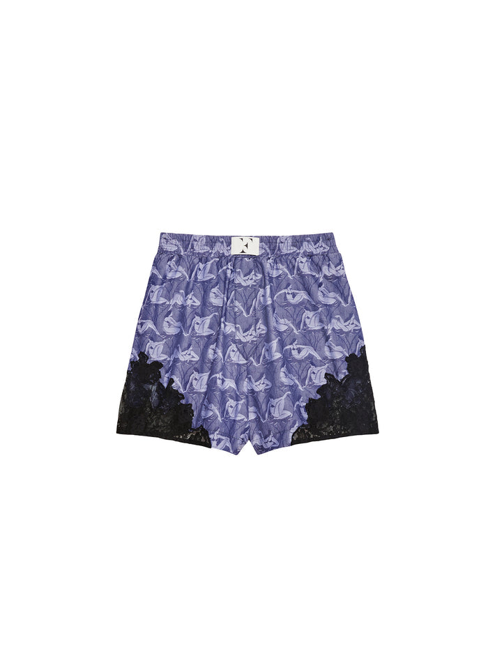 Gio Jacquard Short-fleur muse-flat