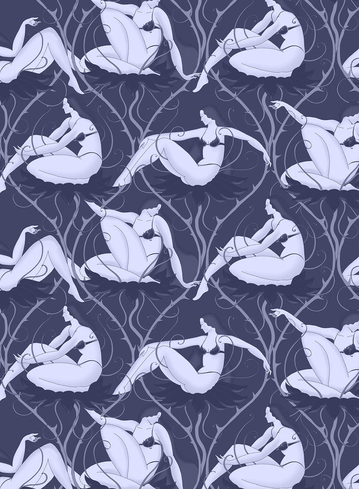 Gio Jacquard Short-fleur muse