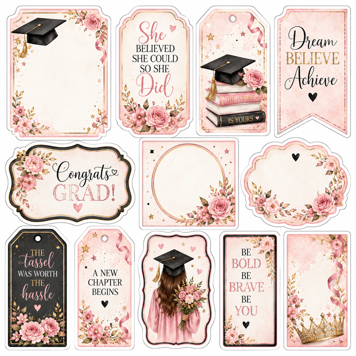 Girl Graduation Scrapbook Kit