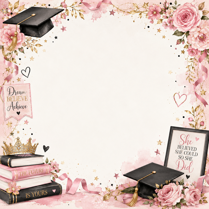 Girl Graduation Scrapbook Kit